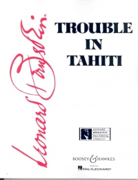 Bernstein Trouble In Tahiti Vocal Score Sheet Music Songbook