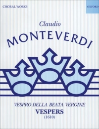 Monteverdi Vespers (1610) Kurtzman Sheet Music Songbook