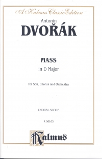 Dvorak Mass D Op86 Latin Sheet Music Songbook
