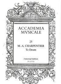 Charpentier Te Deum Kolneder Latin Sheet Music Songbook