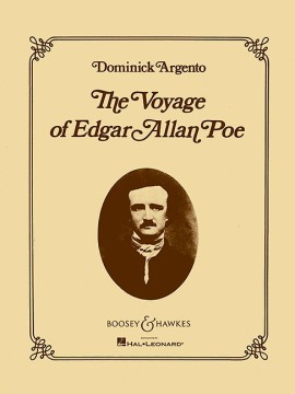 Argento The Voyage Of Edgar Allen Poe Vocal Score Sheet Music Songbook