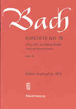 Bach Cantata Bwv 78 Jesus My Beloved Saviour Sheet Music Songbook