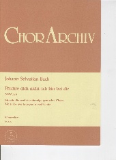 Bach Furchte Dich Nicht Vocal Score Sheet Music Songbook