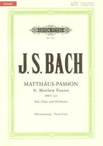 Bach St Matthew Passion Bwv 244 Vocal Score German Sheet Music Songbook