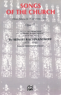 Rachmaninoff All Night Vigil (vespers) Op37 Eng Sheet Music Songbook