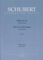 Schubert Mass Ab (2nd Version) D678 Vocal Score Sheet Music Songbook