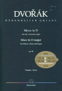 Dvorak Mass D Op86 Choir/organ Vocal Score Sheet Music Songbook