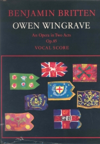Britten Owen Wingrave Op85 Vocal Score Sheet Music Songbook