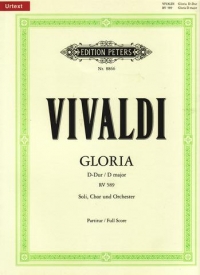 Vivaldi Gloria In Dmaj Rv589 Full Score Sheet Music Songbook