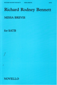 Bennett Missa Brevis Choral Score Sheet Music Songbook