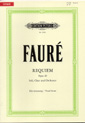 Faure Requiem Op48 Latin Vocal Score Sheet Music Songbook
