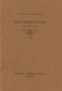Einem Der Zerrissene Op31 Libretto Sheet Music Songbook