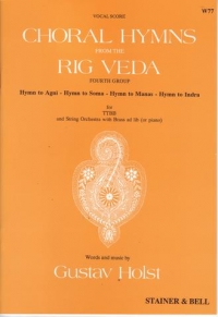 Holst Choral Hymns From Rig Veda Fourth Group Ttbb Sheet Music Songbook