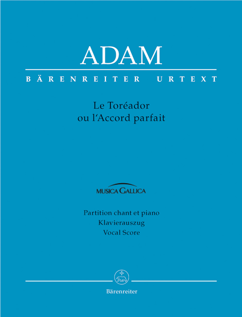 Adam Le Toreador Ou Laccord Parfait Vocal Score Sheet Music Songbook
