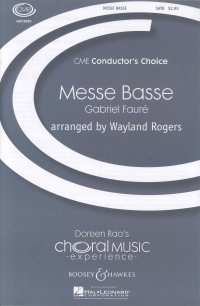 Faure Messe Basse Choral Score Sheet Music Songbook