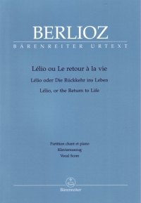 Berlioz Lelio Ou Le Retour A La Vie (urtext) (fr) Sheet Music Songbook