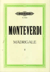 Monteverdi 32 Madrigals Vol 2 (it) Ssatb Unacc Sheet Music Songbook