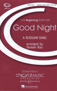 Good Night Arr Rao Female Choir Sheet Music Songbook