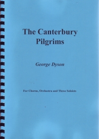 Dyson Canterbury Pilgrims Full Score Sheet Music Songbook