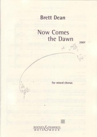 Dean Now Comes The Dawn Choral Score Sheet Music Songbook