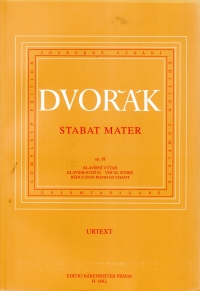 Dvorak Stabat Mater Op 58 Vocal Score Sheet Music Songbook