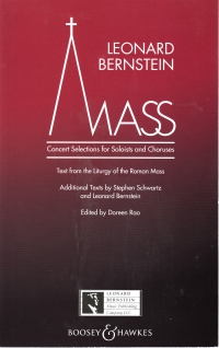 Bernstein Mass Rao Concert Selections Solo & Satb Sheet Music Songbook