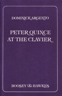 Argento Peter Quince At The Clavier Satb Choral Sc Sheet Music Songbook
