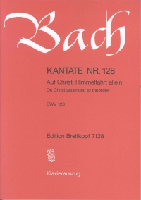 Bach Cantata Bwv 128 On Christ Ascended To The Sheet Music Songbook