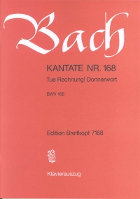 Bach Cantata Bwv 168 Tue Rechnung Donnerwort Sheet Music Songbook