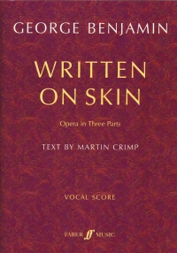 Benjamin Written On Skin Crimp Vocal Score Sheet Music Songbook