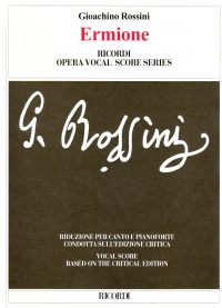 Rossini Ermione Opera Vocal Score Sheet Music Songbook