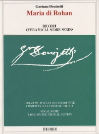 Donizetti Maria Di Rohan Vocal Score Sheet Music Songbook