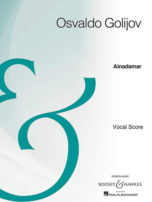 Golijov Ainadamar Vocal Score Sheet Music Songbook