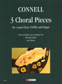 Connell 3 Choral Pieces Satb & Organ Sheet Music Songbook