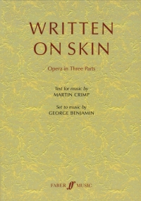 Benjamin Written On Skin Crimp Text For Music Sheet Music Songbook