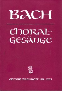 Bach 389 Chorales With Instrument Obbligato Sheet Music Songbook