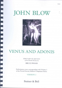 Blow Venus & Adonis Version 2 Performing Score Sheet Music Songbook