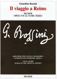 Rossini Il Viaggio A Reims Vocal Score Sheet Music Songbook