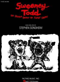 Sweeney Todd Sondheim Vocal Score Sheet Music Songbook