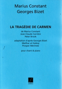 Constant La Tragedie De Carmen Vocal Score Sheet Music Songbook