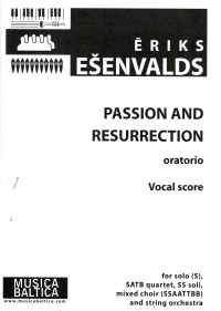 Eriks Passion & Resurrection Vocal Score Sheet Music Songbook