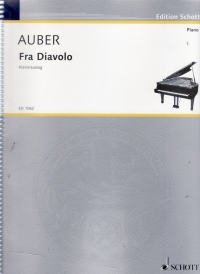 Auber Fra Diavolo Vocal Score Sheet Music Songbook