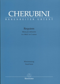 Cherubini Requiem Missa Pro Defunctis Cmin Vocal S Sheet Music Songbook