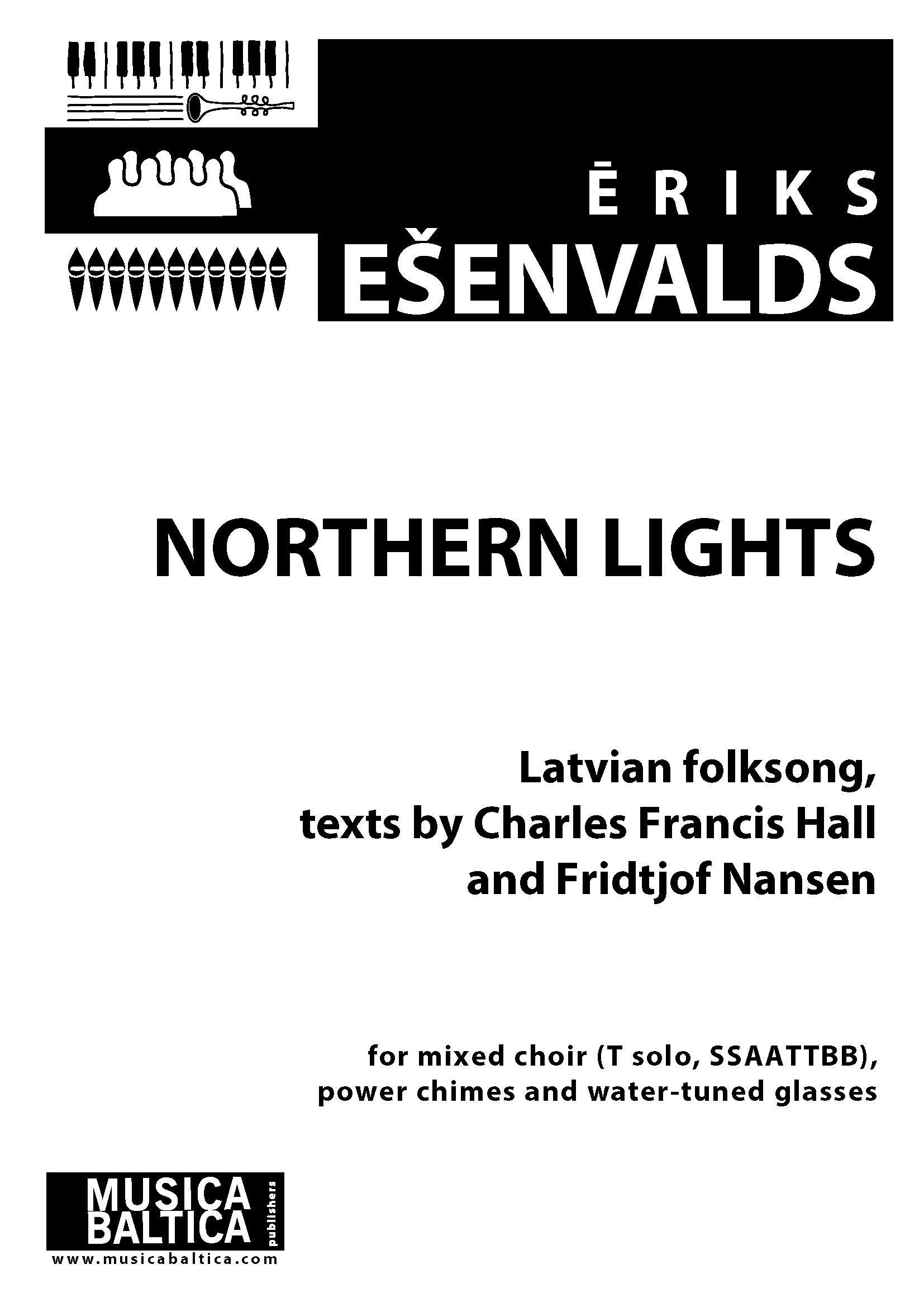 Esenvalds Northern Lights Vocal Score Sheet Music Songbook