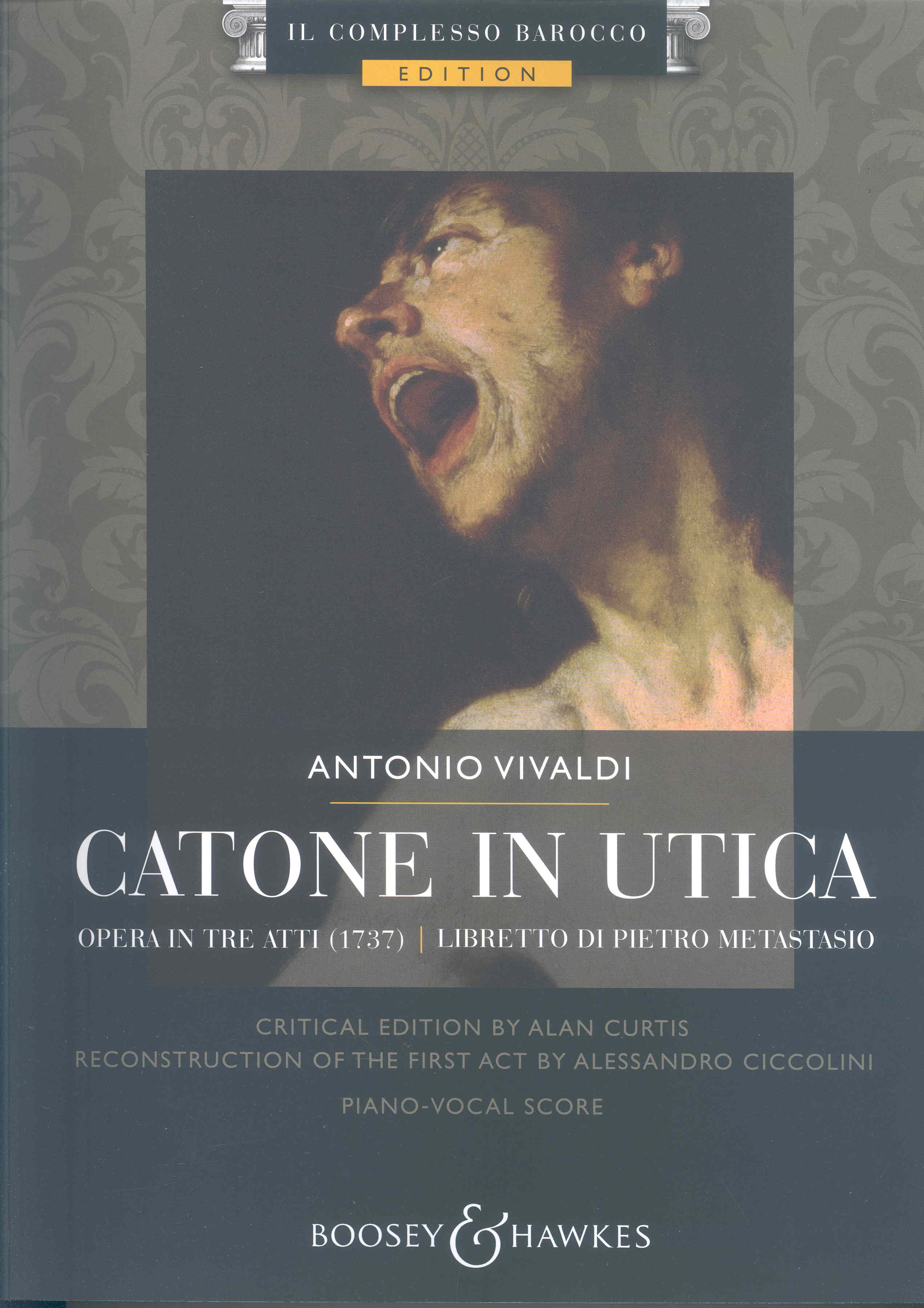 Vivaldi Catone In Utica Curtis Vocal Score Sheet Music Songbook