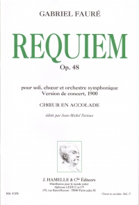 Faure Requiem Op48 Nectoux Choeur En Accolade Sheet Music Songbook