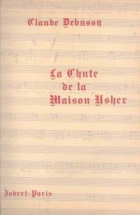 Debussy La Chute De La Maison Usher Vocal Score Sheet Music Songbook