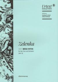 Zelenka Missa Votiva Zwv18 Emin Piano Vocal Score Sheet Music Songbook
