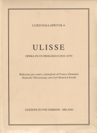 Dallapiccola Ulisse Ital/ger Vocal Piano Score Sheet Music Songbook