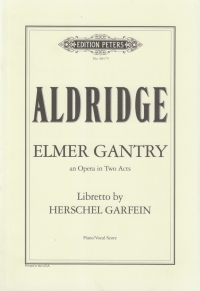 Aldridge Elmer Gantry Vocal Score Sheet Music Songbook